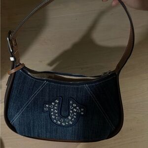 Tru religion Denim Shoulder Bag